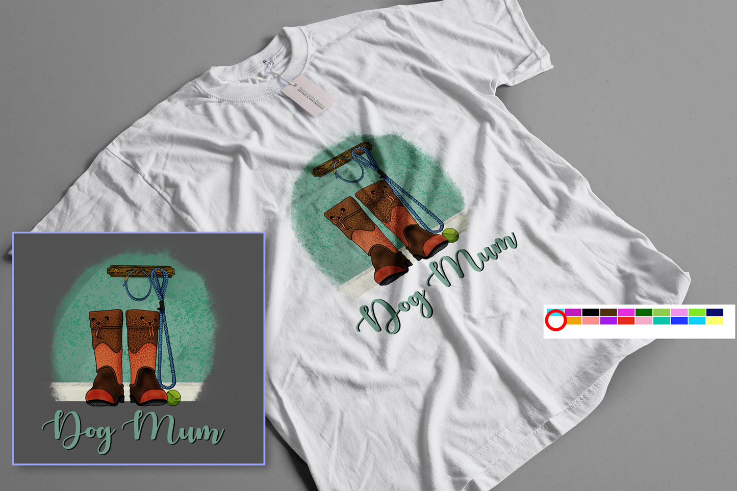 Dog Mum Short Sleeve T-shirt