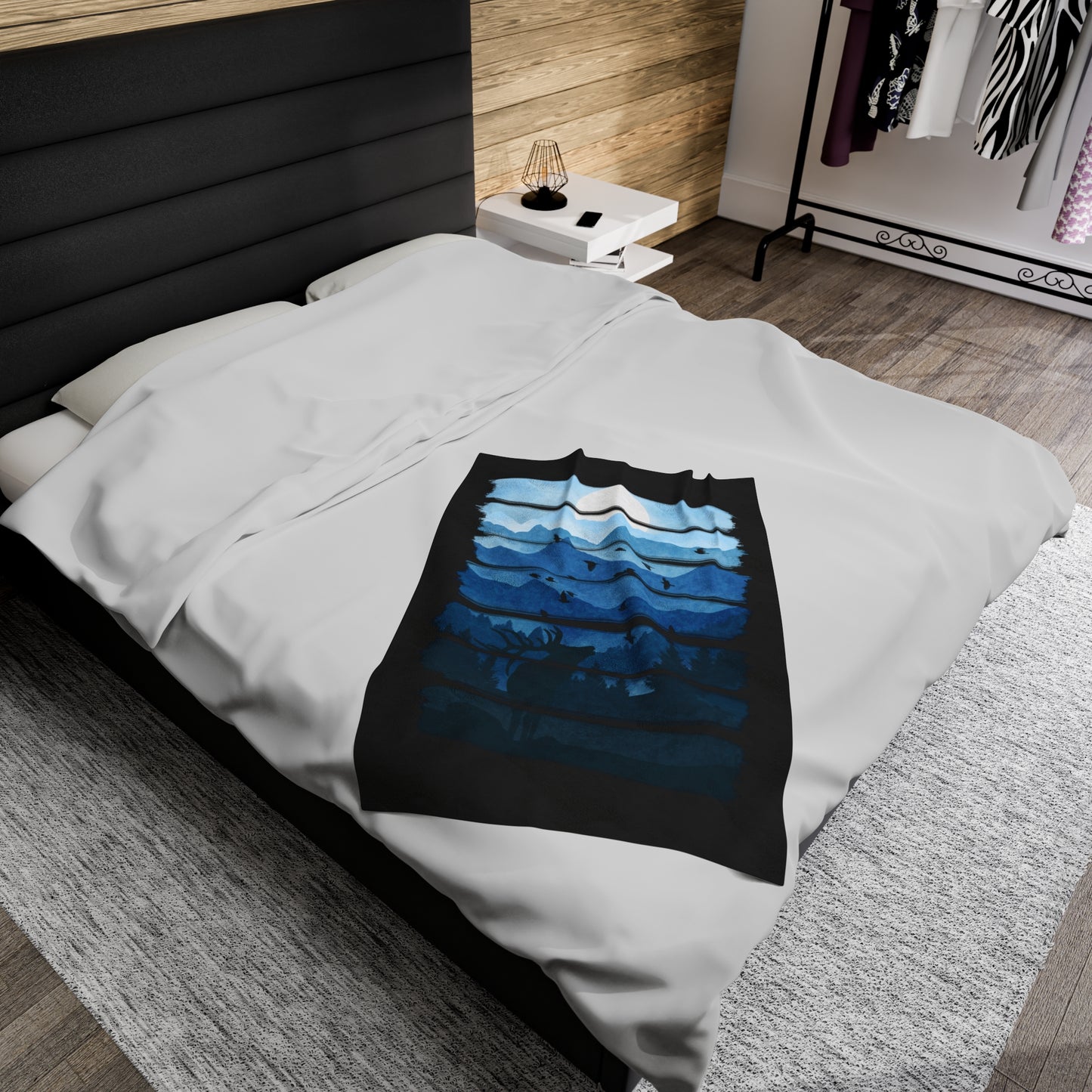 Moonlight Stag Blanket