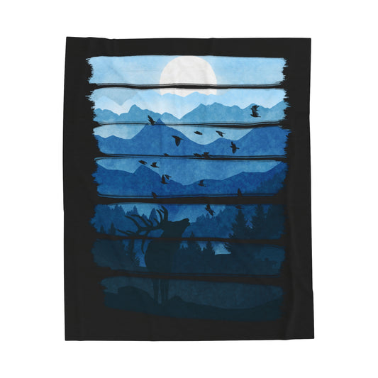 Moonlight Stag Blanket