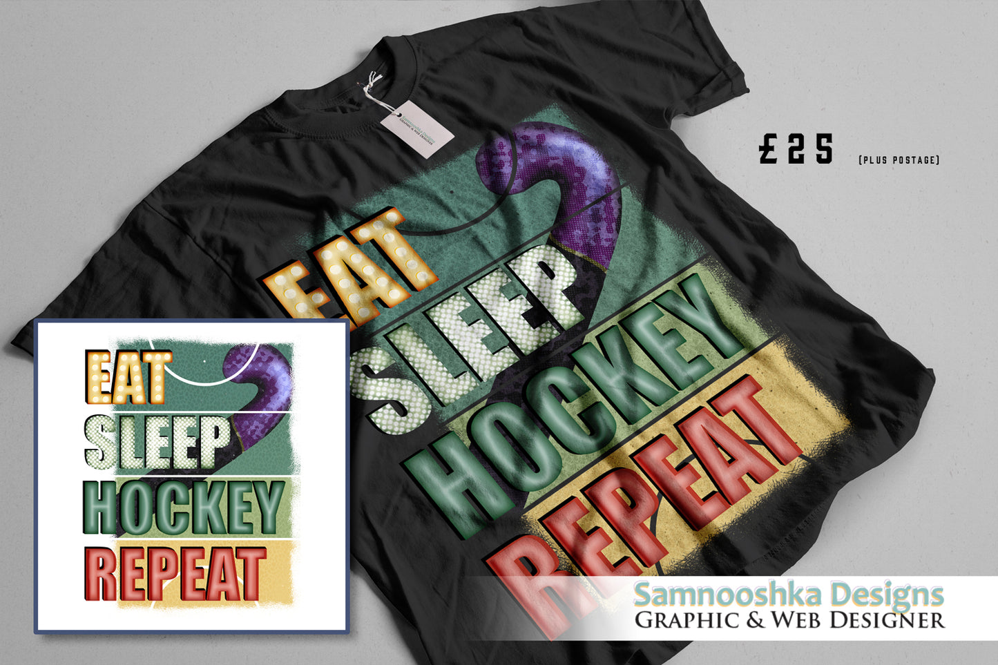 Eat Sleep Hockey Short Sleeve T-Shirt