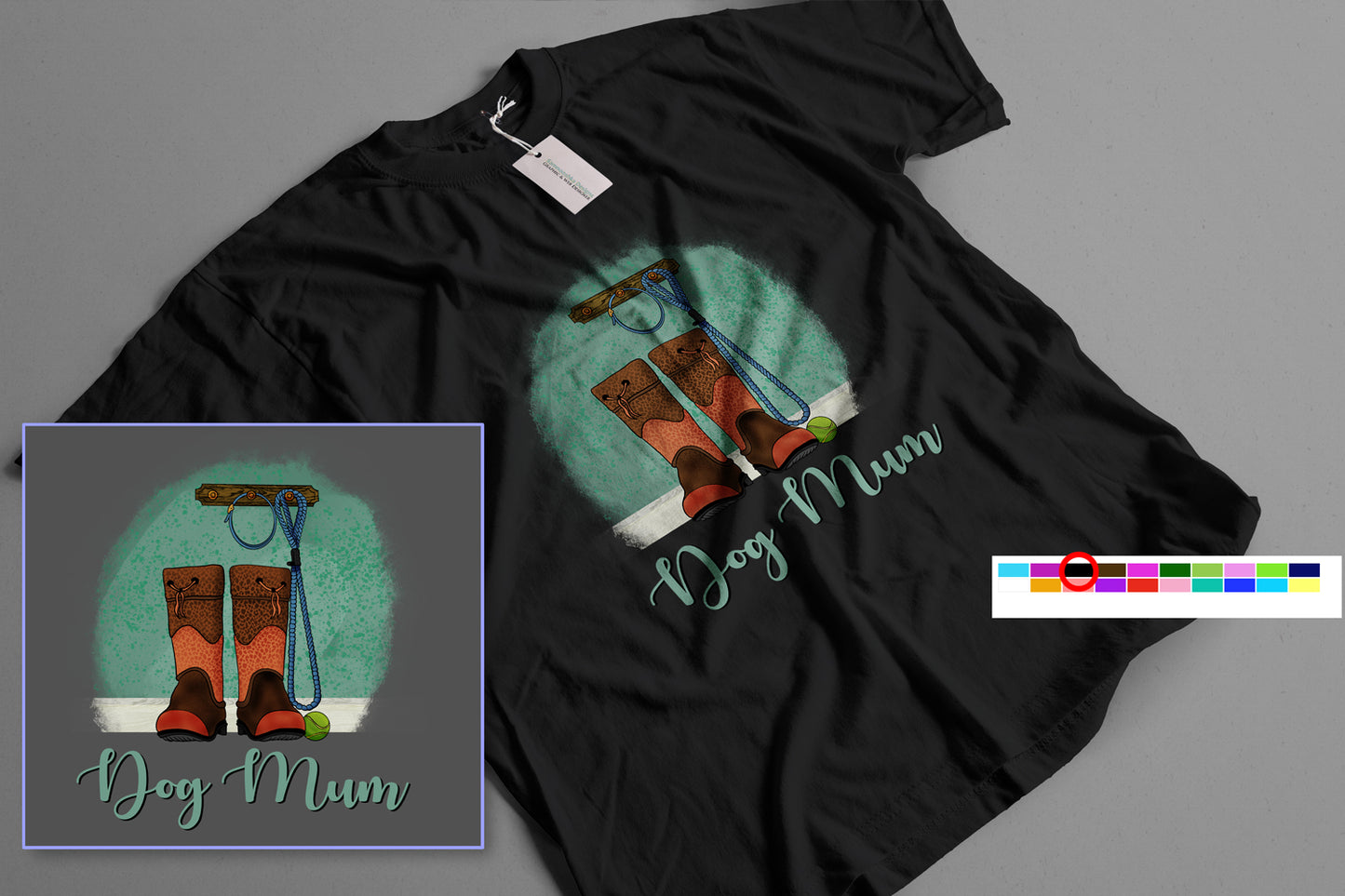 Dog Mum Short Sleeve T-shirt