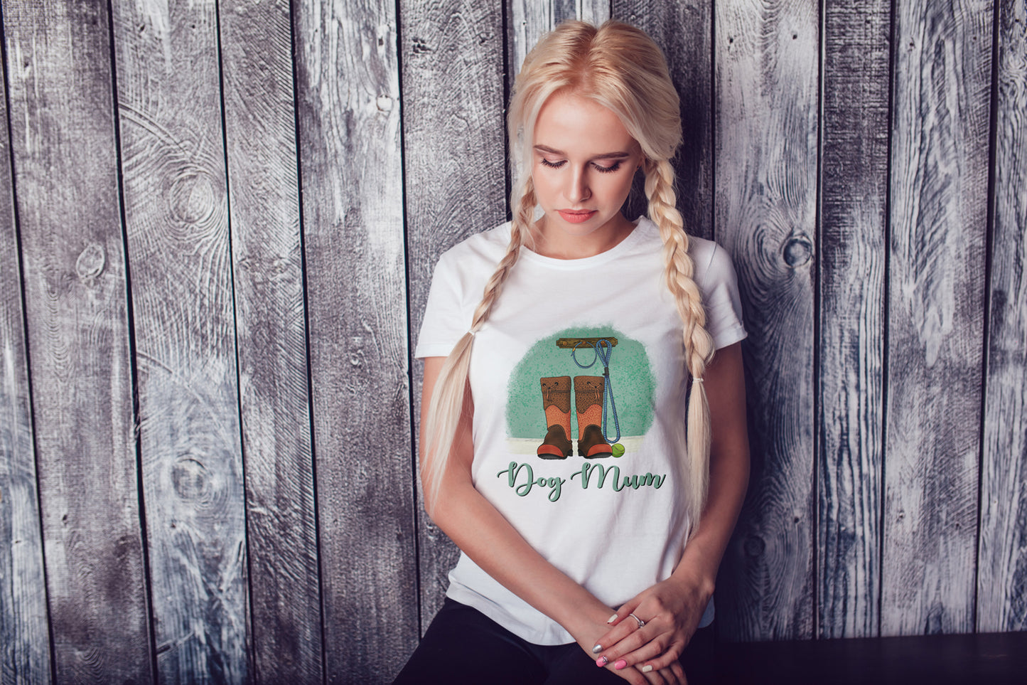 Dog Mum Short Sleeve T-shirt