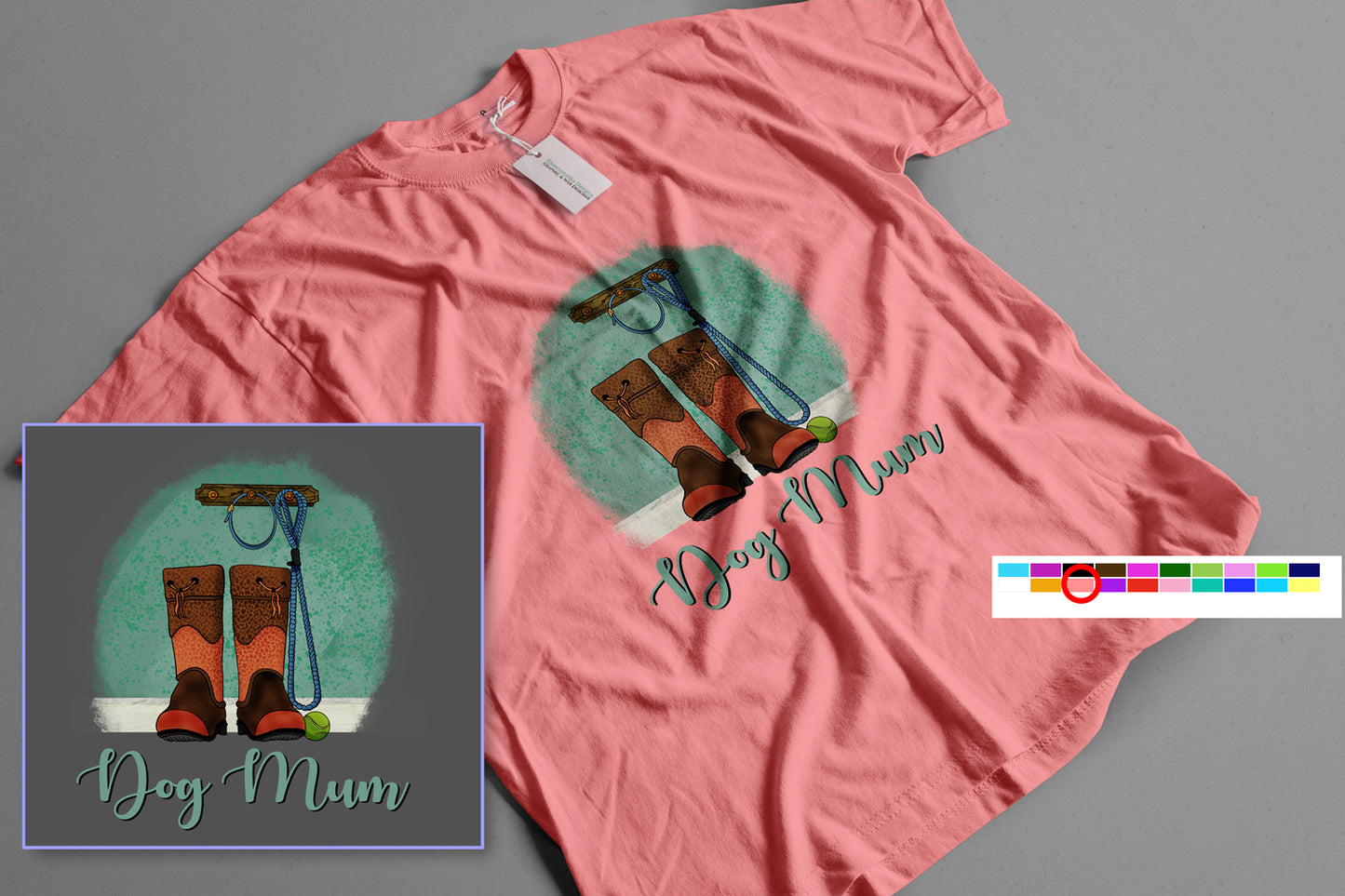 Dog Mum Short Sleeve T-shirt