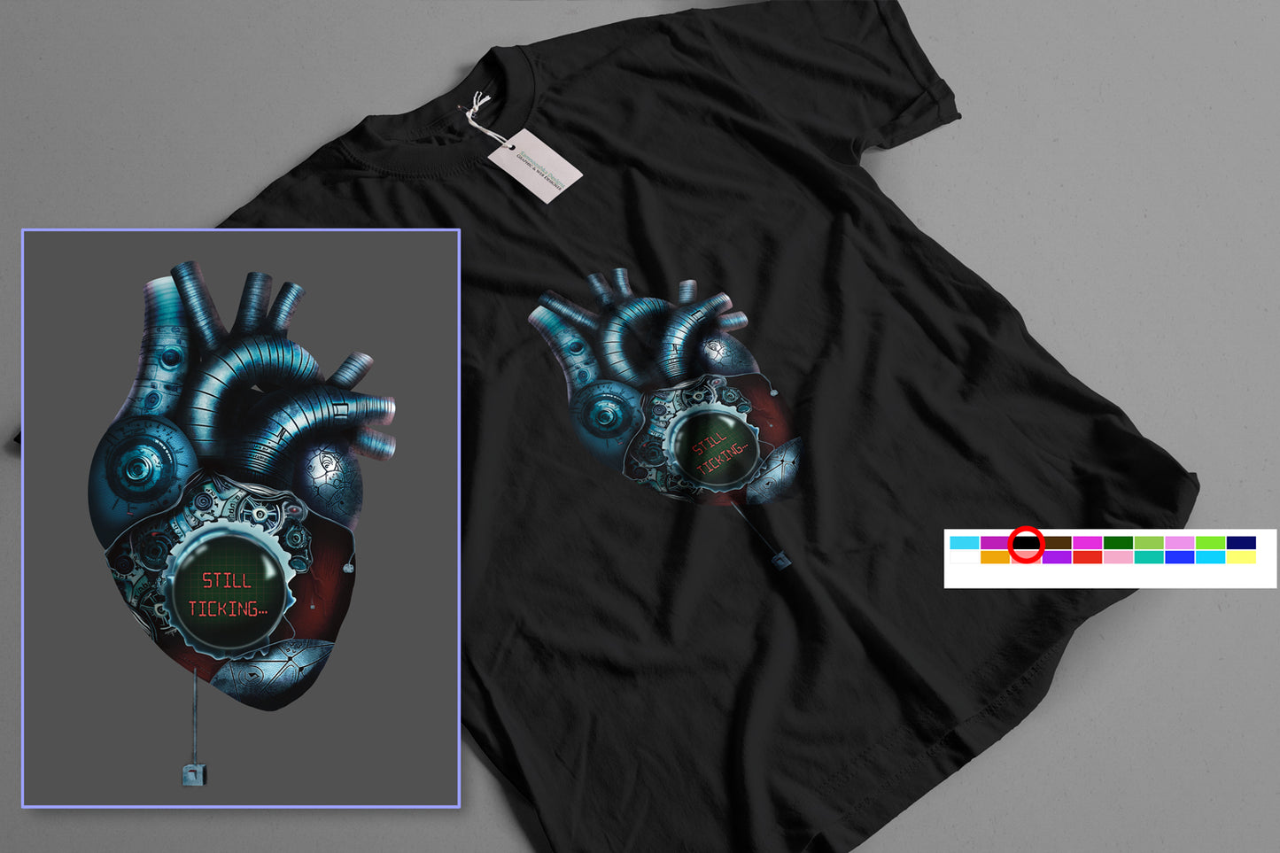 Still Ticking Short Sleeve T-shirt Black